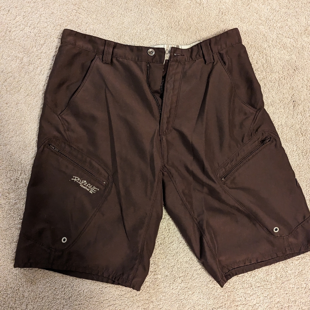 Men's brown Ripzone swim shorts